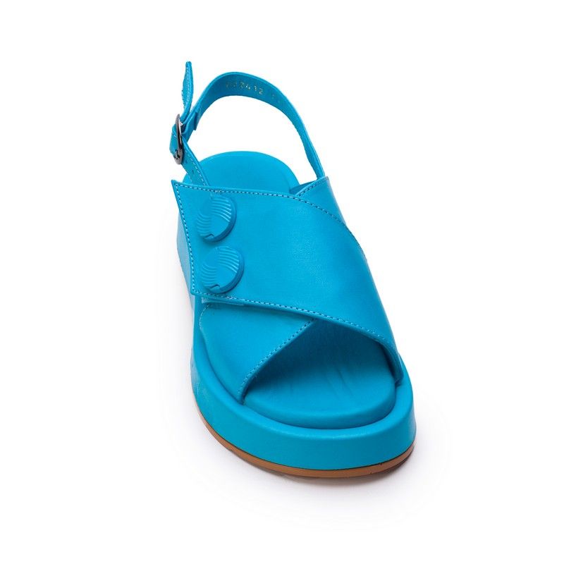 222412-turquoise Сандалии жен.кожа-кожа голубой